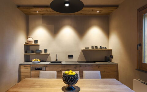Casa Gibel: Mueble, Diseño De Interiores, Madera, Piso, Cocina, Mostrador, Casa, Suelo, Encendiendo, Techo