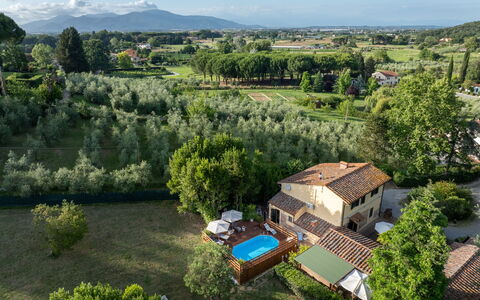 Podere la Botte, Pool, Lari: Piscina, Comida, Inmuebles, Eco Hotel, Villa, Hacienda, Vista Panorámica, Casa De Campo, Recurso, Fotografía Aérea