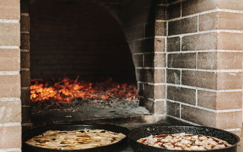 Lacorte di Ninetta: Comida, Hogar, Cocinando, Albañileria Horno, Hogar, Ladrillo