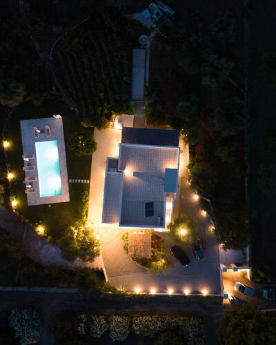 Lacorte di Ninetta: Piscina, Inmuebles, Recurso, Eco Hotel, Oscuridad, La Iluminación Del Paisaje, Villa, Paisajismo, Noche, Mansión