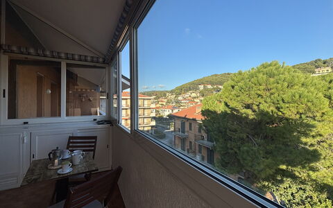 La Casa di Viviana Terrace, Close to the Beach: Departamento, Balcón, Vaso, La Luz Del Día, Tratamiento De La Ventana