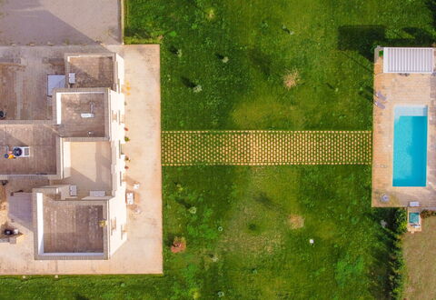 Masseria Ficalindia: Piscina, El Terreno Del Lote, Jardín, Césped, Inmuebles, Paisajismo, Césped Artificial, Recurso, Patio Interior, Diseño