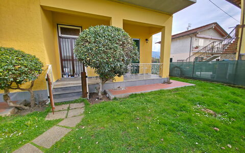 Casa Serena: Arbusto, Jardín, Césped, Yarda, Patio Interior, Paisajismo, Sombra, Cobertura, Patio, Pasarela