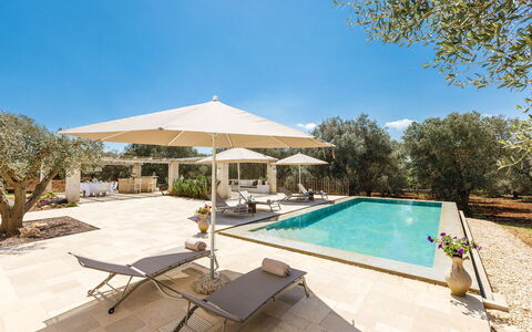 Villa Olivella: Piscina, Mueble Para Exteriores, Recurso, Sombra, Silla, Paisajismo, Inmuebles, Losa, Villa, Sunlounger