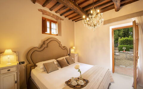 Villa Grevigiana: Mueble, Diseño De Interiores, Habitación, Casa, Cama, Lecho, Marco De La Cama, Sábana, Habitación, Departamento