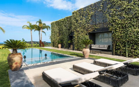 Villa Monica: Jardín, Sombra, Paisajismo, Piscina, Eco Hotel, Recurso, Villa, Hacienda, Patio