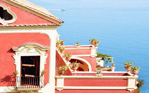 Palazzo Santa Croce: Rojo, Pintar, Balcón