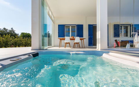 Villa Betty: Azul, Material Compuesto, Piscina, Ocio, Recurso, Mueble Para Exteriores, Sombra, Villa, Diseño, Eco Hotel