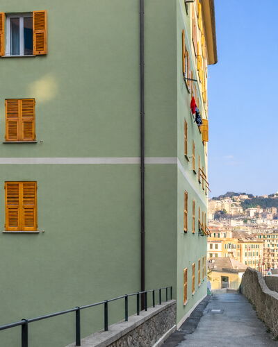 Da Federico, Apartment Genova Brignole: Azul, Tiempo De Día, Pared, Edificio, Departamento, Fachada, Barrio, Arquitectura, Barrio Residencial, Diseño Urbano