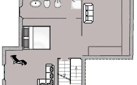 Casa Nadia: Blanco, Sala, Diseño
