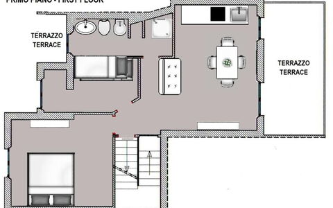 Casa Nadia: Sala