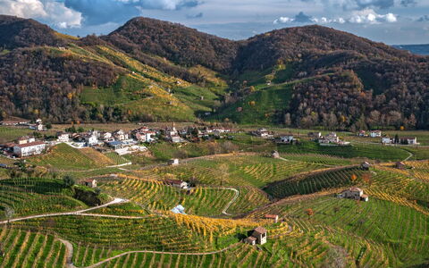 La Casetta dei Palù, Valdobbiadene: Accidentes Geográficos Montañosas, Montaña, Colina, Tierras Altas, Paisaje, Campo, Agricultura, Hill Station, Plantación