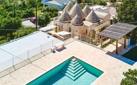 Trullo Emmebi Vista Valle D'Itria: Piscina, Recurso, Villa, Vacaciones, Hacienda, Ciudad De Vacaciones