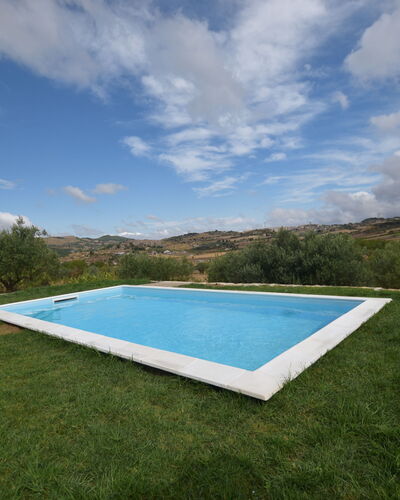 Villa Margi: Azul, Piscina