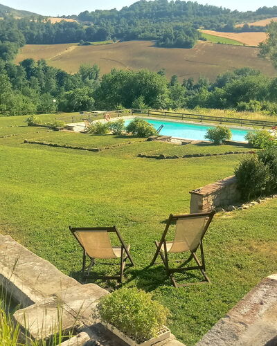 Villa Campo al Vento - Country Farm: Paisaje, Jardín, Inmuebles, Piscina, Paisajismo, Césped, Casa De Campo, Patio Interior, Eco Hotel, Mueble Para Exteriores