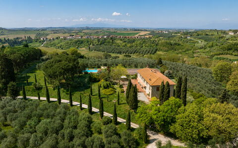 Il Leccio, Vinci, Private Pool and Tennis: Paisaje, El Terreno Del Lote, Plantación, Inmuebles, Paisajismo, Chaparral, Cobertura