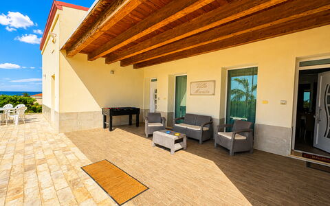 Villa Marzia: Mar, Oceano, Pasarela, Balcón, Villa, Recurso, Hotel