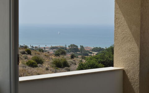 Villa Giugiola: Mar, Oceano, Balcón, Playa