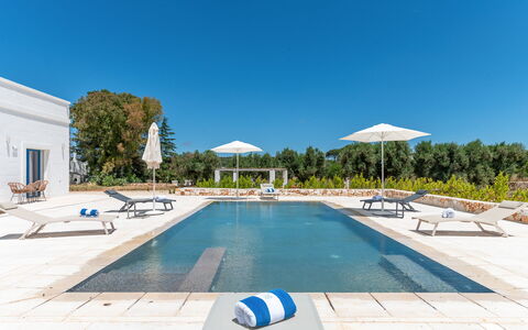 Tenuta Emma: Azul, Piscina, Inmuebles, Paisajismo, Piscina De Reflejo, Recurso, Villa, Ciudad De Vacaciones