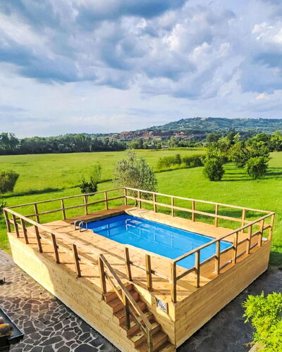 Tuscia Prestige: Madera, Piscina, Manchas De Madera, Ocio, Madera Dura, Maderas, Tablón, Diseño, Eco Hotel