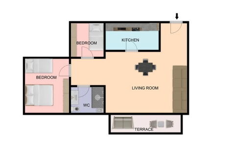 Casa Dolceconero: Habitación, Cama, Lecho, Lámpara, Almohada