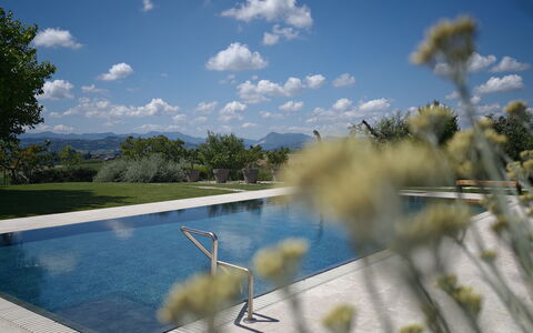 Villa Mulberry Garden - Esclusiva con Piscina Priv: Azul, Piscina, Reflexión, Piscina De Reflejo, Mueble Para Exteriores, Sombra