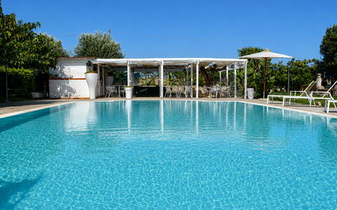Casa Dafne: Piscina, Recurso, Mueble Para Exteriores, Material Compuesto, Sombra, Ocio, Eco Hotel, Sunlounger, Hotel, Thermae