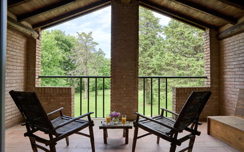 Casa Mancini, Holiday Villa, San Galgano: Madera, Mueble, Diseño De Interiores, Porche, Silla, Manchas De Madera, Madera Dura, Mueble Para Exteriores, Sombra, Techo