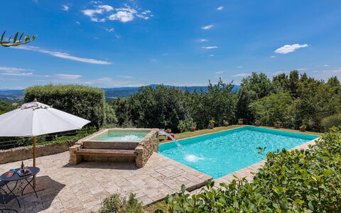 Villa Il Cedro 10+1: Azul, Piscina, Jardín, Fuente De Agua, Recurso, Paisajismo, Patio Interior, Eco Hotel, Losa, Sombra