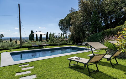 Tenuta Sagherina 8: Piscina, Jardín, Arbusto, Mueble Para Exteriores, Césped, Paisajismo, Yarda, Patio Interior, Sombra, Inmuebles