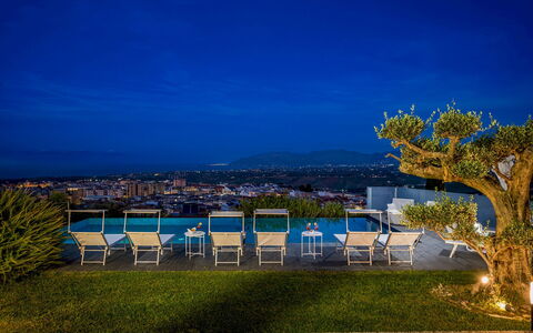 Villa Relax 12+2: Azul, Diseño Urbano, Piscina, Recurso, Eco Hotel, Paisajismo, Balcón, Hotel, Ciudad De Vacaciones, Villa