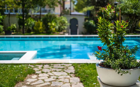 Villa Guidi 10: Verde, Piscina, Arbusto, Jardín, Sombra, Ocio, Mueble Para Exteriores, Paisajismo, Césped