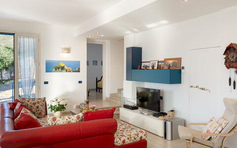 Villa Olimpia 6+2: Mueble, Diseño De Interiores, Pared, Piso, Madera, Sofá, Habitación, Techo, Suelo, Sala