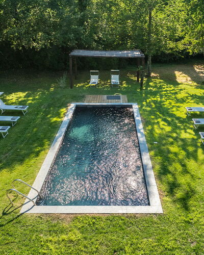 Casale dei Tigli 8: Piscina, Jardín, Césped, Paisajismo, Patio Interior, Mueble Para Exteriores, Parque, Fuente De Agua, Sombra, Yarda