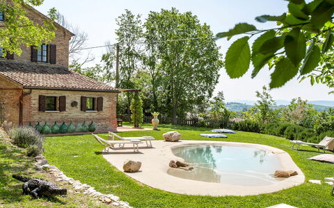 Casa Melograno 11+2: Jardín, Piscina, Patio Interior, Casa De Campo, Césped, Inmuebles, Cabaña, Ocio, Paisajismo, Yarda