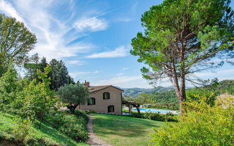 Villa Il Baiocco 8: Paisaje Natural, Paisaje, Área Rural, Valle, Reservorio, Tarn, Estanque