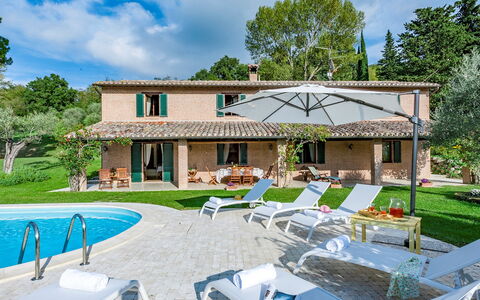 Villa Il Baiocco 8: Piscina, Césped, Inmuebles, Casa De Campo, Villa, Yarda, Paisajismo, Patio Interior, Hacienda, Recurso