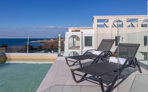 Villa Ristola 6: Piscina, Mar, Recurso, Departamento, Balcón, Costa, Oceano, Hotel, Balneario, Villa