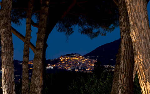 Antico Ceraso 10: Naturaleza, Colina, Paisaje, Noche, Medianoche, Noche, Oscuridad