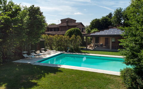 Villa Valchero 12: Piscina, Barrio Residencial, Recurso, Patio Interior, Inmuebles, Ocio, Sombra, Jardín, Eco Hotel, Casa De Campo