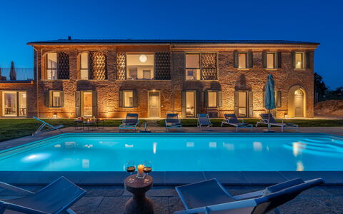 Cascina Buzio 12: Azul, Piscina, Inmuebles, Mansión, Villa, Diseño, Casa De Campo, Hotel, Recurso