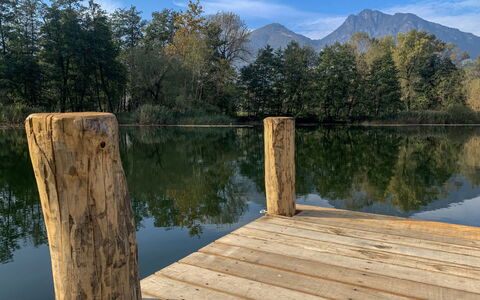 Casa Burli: Agua, Naturaleza, Madera, Paisaje Natural, Reflexión, Banco, Lago, Mañana, Tablón, Muelle