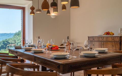 Tenuta Orsini 9+3: Mueble, Madera, Mesa, Diseño De Interiores, Comedor, Cocina Y Comedor Mesa, Vajilla, Piso, Marrón, Silla