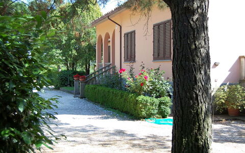 Casa Grion: Planta, Edificio, Ventana, Azur, Superficie De La Carretera, Casa, Vegetación, Árbol, Puerta, Barrio