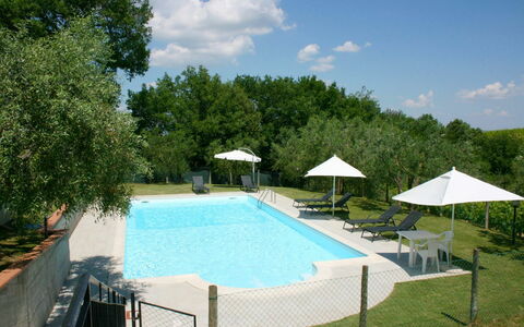 Podere San Bono: Agua, Propiedad, Nube, Cielo, Piscina, Planta, Azur, Sombra, Árbol, Mueble Para Exteriores