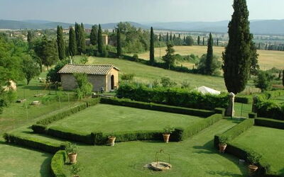 El Jardín à la italiana, visto por la villa