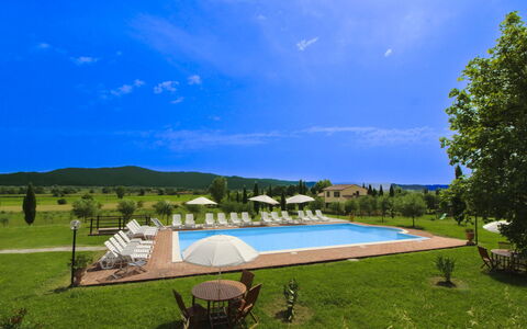 Podere Marcigliano: Jardín, Cabaña, Casa De Campo, Sombra, Paisajismo, Inmuebles, Yarda, Patio Interior, Pared De Piedra, Hacienda