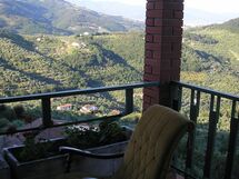 Panoramic view from the arcaded loggia