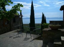 View on the Trasimeno lake