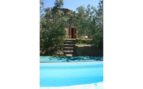 La Casina del Bosco: Planta, Agua, Piscina, Rectángulo, Árbol, Paisaje Natural, Cielo, Silla, Mueble Para Exteriores, Sombra